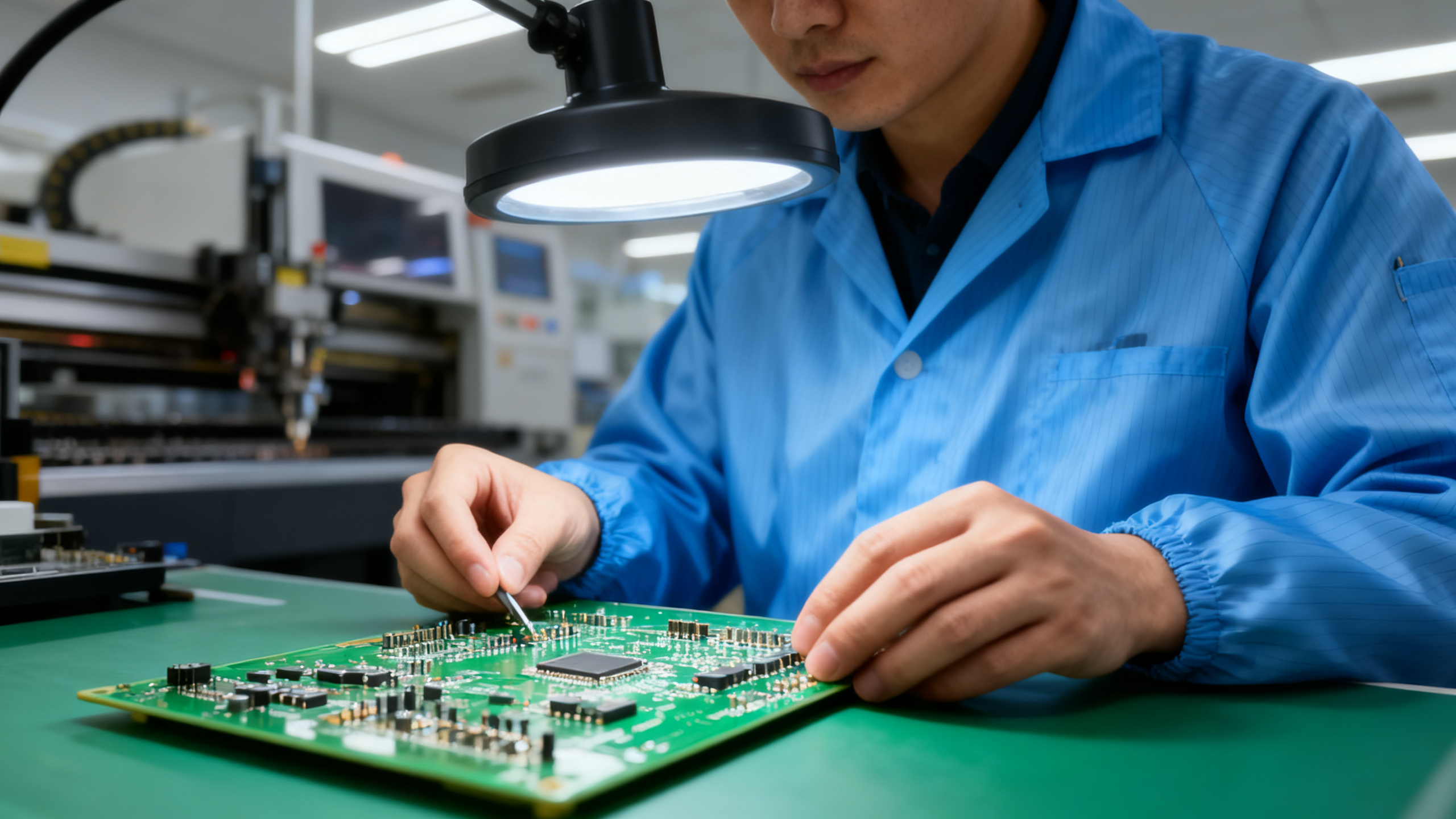 MIC06 manufacturing — assembly line